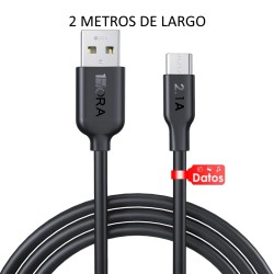 Cable usb Tipo C 2.1A (2 METROS)