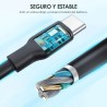 Cable usb Tipo C 2.1A (2 METROS)