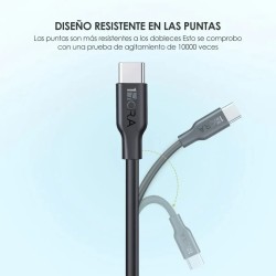 Cable usb Tipo C 2.1A (2 METROS)
