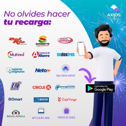 LOTE DE 50 CHIPS AXIOS MAYOREO CON SALDO INCLUIDO