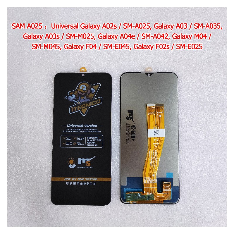 Display Samsung A02S MS iTECNICO Alta Calidad