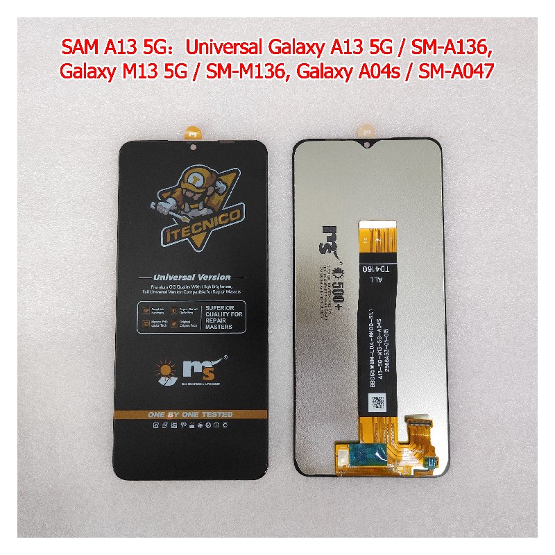 Display Samsung A13 5G / A04S MS iTECNICO Alta Calidad