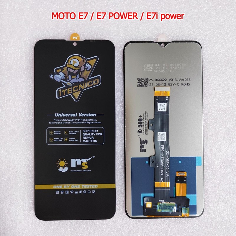 Display Motorola E7/E7 Power/E7i Power MS iTECNICO Alta Calidad