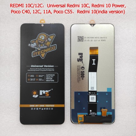 Display Xiaomi Redmi 10C/12C/Poco C40 MS iTECNICO Alta Calidad