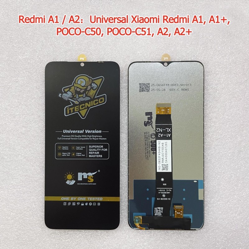 Display Xiaomi Redmi A1/A1+/POCO C50/C51/A2/A2+ MS iTECNICO Alta Calidad