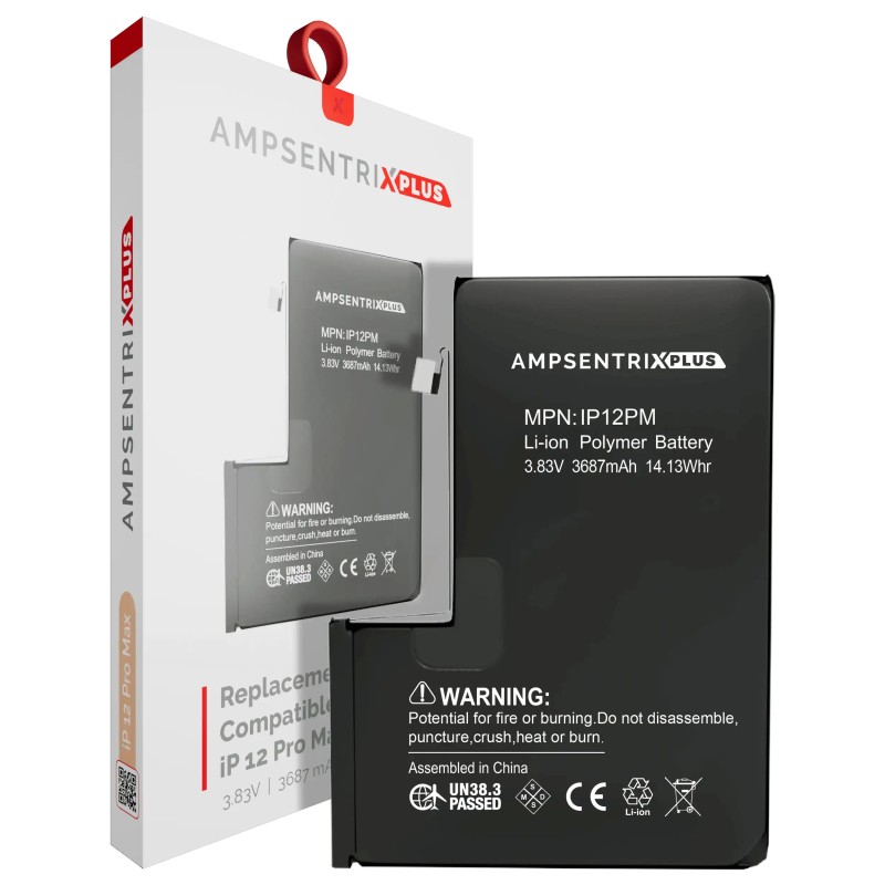 Batería para iPhone 12 Pro Max (AmpSentrix Plus)
