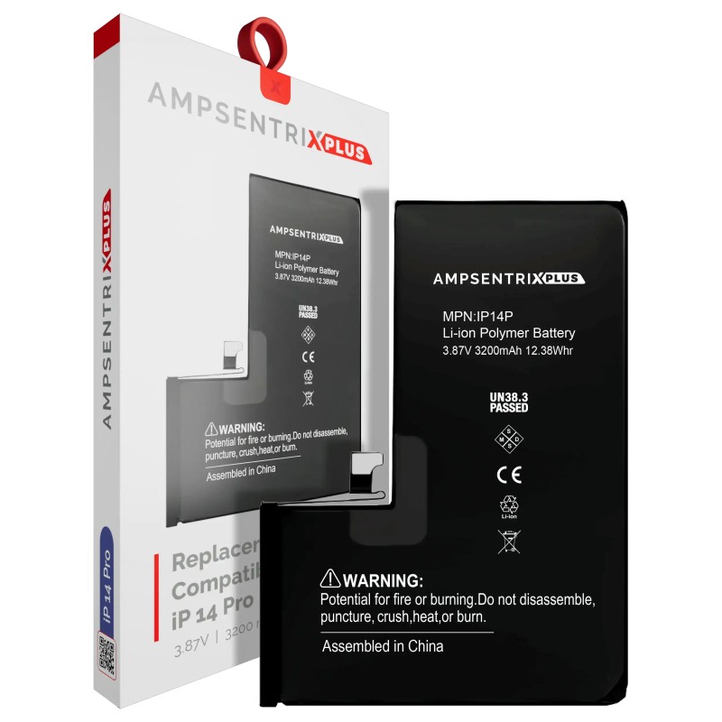 Batería para iPhone 14 Pro (AmpSentrix Plus)