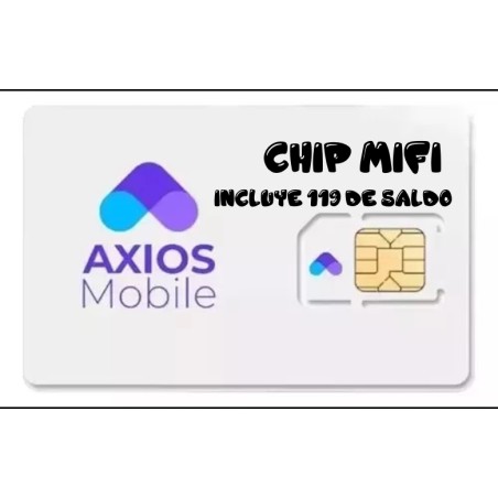 CHIP MIFI AXIOS MOBILE PARA MODEM PORTATIL