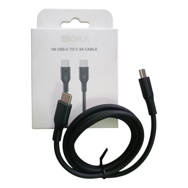 CABLE USB C A C 100W 5A CAB280 NEGRO