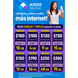 PORTABILIDAD A ESIM AXIOS ALTAN REDES CON 190 DE SALDO