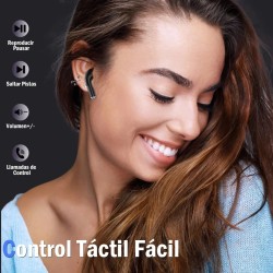 Audífonos Inalámbricos Bluetooth 1Hora AUT119 Negros