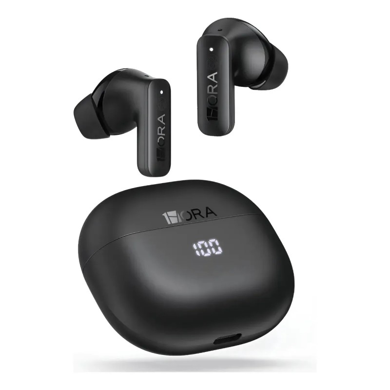 Audífonos Inalámbricos Bluetooth 5.4 1Hora AUT211 Negros con ANC