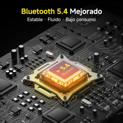 Audífonos Inalámbricos Bluetooth 5.4 1Hora AUT211 Negros con ANC