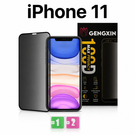 Mica Privacidad 100DMP iPhone XR y iPhone 11 Antiespía